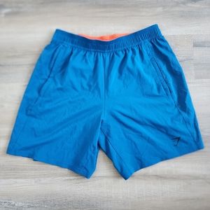 Gymshark Speed Runners lined shorts, blue, small